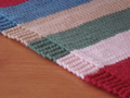 100% Wool, Hand Made Knit Blanket